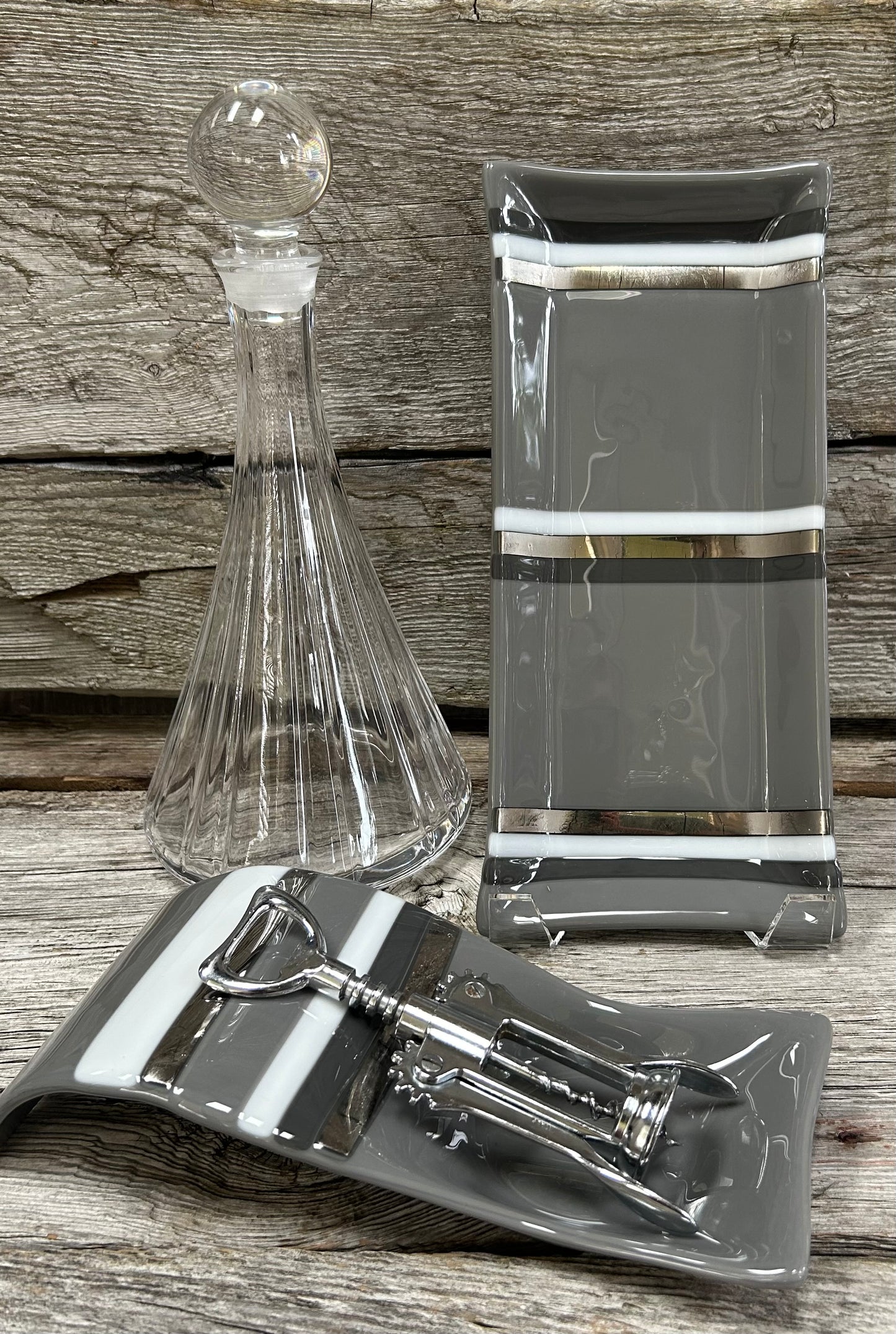 Artisan Glass Homeware Pewter