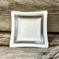 Artisan Glass Homeware White & Platinum