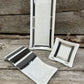 Artisan Glass Homeware White Grey Mix